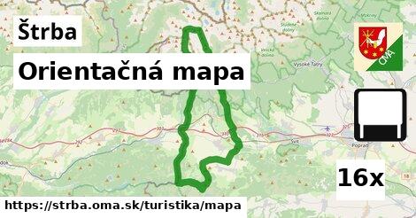 Orientačná mapa, Štrba