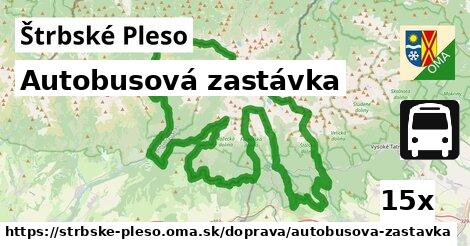 Autobusová zastávka, Štrbské Pleso