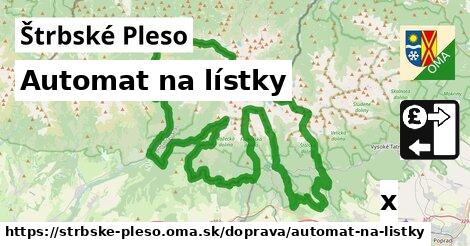 Automat na lístky, Štrbské Pleso