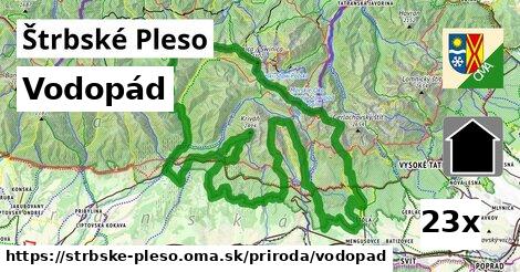 vodopád v Štrbské Pleso