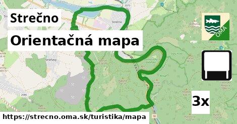 Orientačná mapa, Strečno