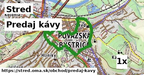 Predaj kávy, Stred