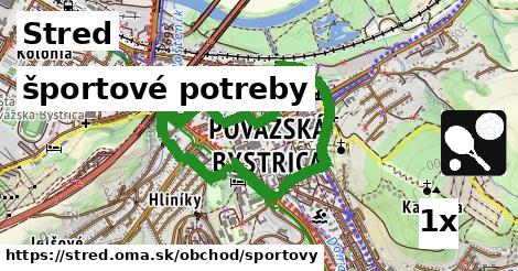 športové potreby, Stred