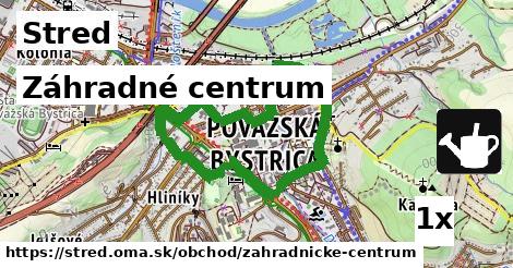 Záhradné centrum, Stred