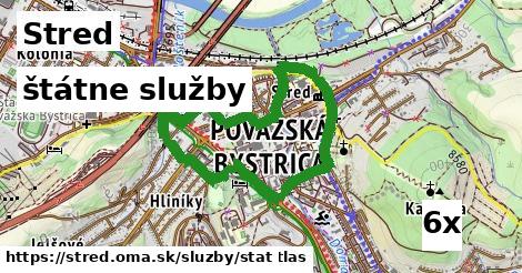 štátne služby, Stred