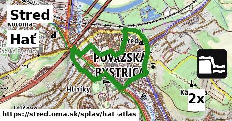 Hať, Stred