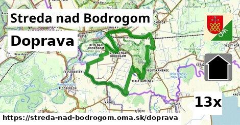 doprava v Streda nad Bodrogom