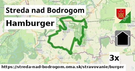 hamburger v Streda nad Bodrogom