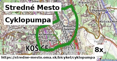 cyklopumpa v Stredné Mesto