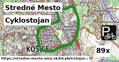 Cyklostojan, Stredné Mesto