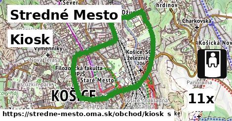 kiosk v Stredné Mesto