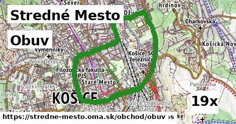 Obuv, Stredné Mesto