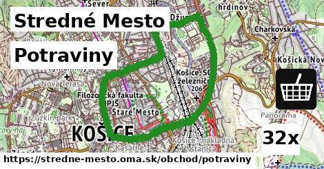 Potraviny, Stredné Mesto