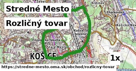 rozličný tovar v Stredné Mesto