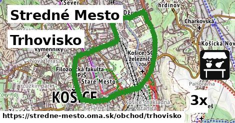 Trhovisko, Stredné Mesto