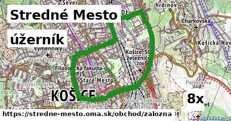 úžerník v Stredné Mesto