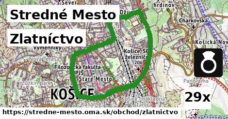 Zlatníctvo, Stredné Mesto