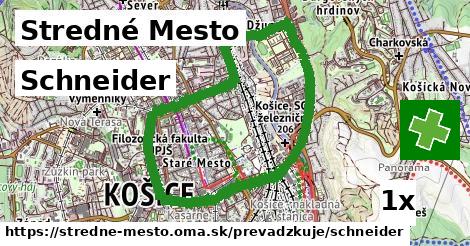 Schneider, Stredné Mesto