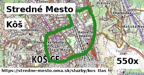 Kôš, Stredné Mesto