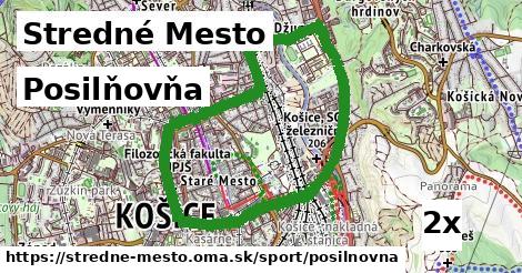 Posilňovňa, Stredné Mesto