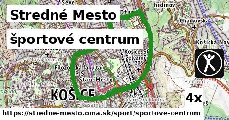 športové centrum v Stredné Mesto