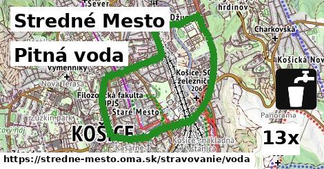 Pitná voda, Stredné Mesto