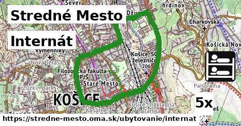 internát v Stredné Mesto