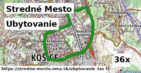 ubytovanie v Stredné Mesto