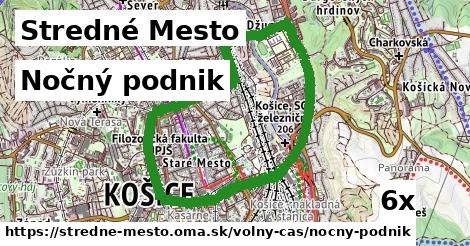 Nočný podnik, Stredné Mesto