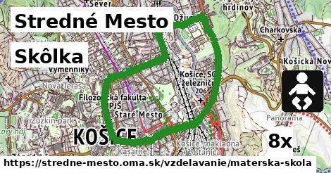 skôlka v Stredné Mesto