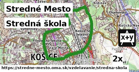 Stredná škola, Stredné Mesto