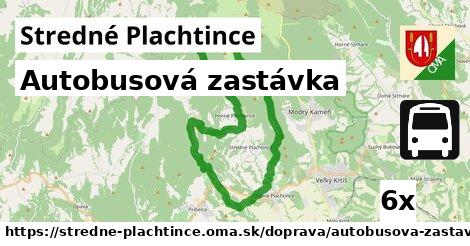 Autobusová zastávka, Stredné Plachtince