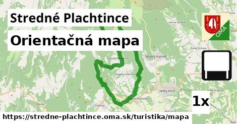 orientačná mapa v Stredné Plachtince