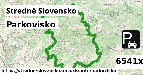 Parkovisko, Stredné Slovensko