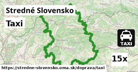 Taxi, Stredné Slovensko