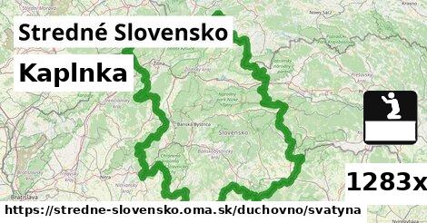 Kaplnka, Stredné Slovensko