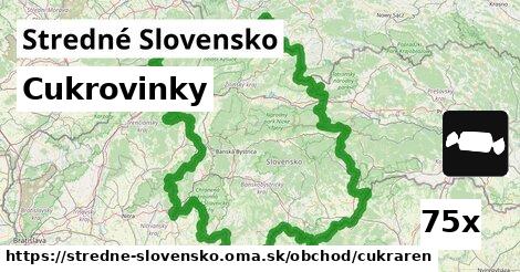 Cukrovinky, Stredné Slovensko