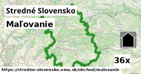 Maľovanie, Stredné Slovensko