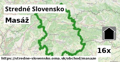 Masáž, Stredné Slovensko