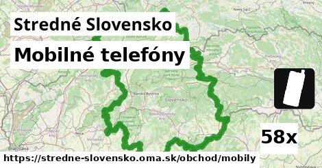 Mobilné telefóny, Stredné Slovensko