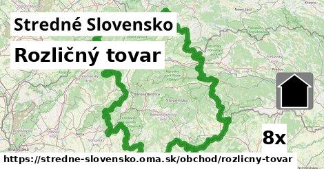 Rozličný tovar, Stredné Slovensko