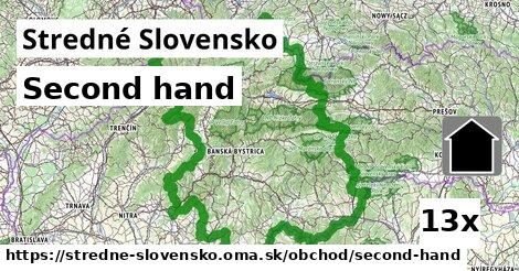 Second hand, Stredné Slovensko