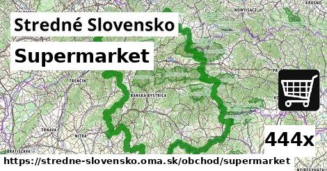 Supermarket, Stredné Slovensko