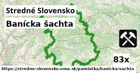 Banícka šachta, Stredné Slovensko