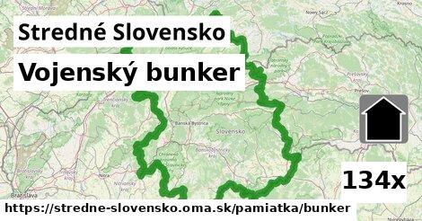 Vojenský bunker, Stredné Slovensko