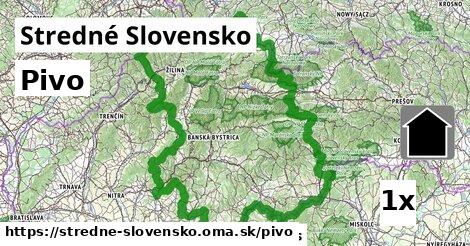 pivo v Stredné Slovensko