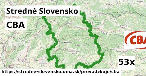 CBA v Stredné Slovensko