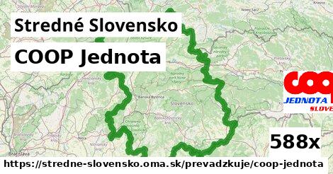 COOP Jednota, Stredné Slovensko