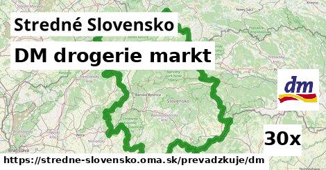DM drogerie markt, Stredné Slovensko
