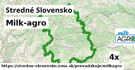 Milk-agro, Stredné Slovensko